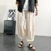 Calça esportiva masculina moderna estilo escuro, nova para o verão, calça bordada estilo chinês de secagem rápida, tamanho 8XL, calça harém larga