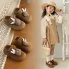 Zapatos Birkenstock para Niña Pequeña, Zapatos de Princesa de Conejito, Nuevos Zapatos de Cuero para Niños Primavera y Otoño 2026, Zapatos de Calle Retro, Zapatos de Suela Suave