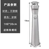 Papelera de lobby de hotel columna para colillas de cigarro cubo para humo de acero inoxidable con cenicero área de fumadores exterior boca de ascensor vertical