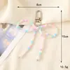 Nuevo Colgante Creativo de Cadena Colgante con Lazo de Perlas para Bolso, Funda de Teléfono, Llavero, Adorno, Exquisito Accesorio de Regalo Pequeño