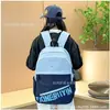 Mochila Casual de Grande Capacidade Estilo Ins Moda Meninas Estilo Coreano Cor Pura Simples Bolsa para Estudante Universitário Mochila de Viagem