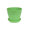 Vasos de Flores de Boca Aberta, Vasos de Flores de Plástico de Resina PP, Vasos de Boca Aberta de Cintura Alta para Plantas Verdes de Varanda e Jardinagem de Suculentas, Fabricante