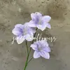Flores Artificiais de Lírio Impressas em 3D para Casamentos, Enfeites de Decoração para Casa, Arranjos de Flores para Decoração de Salão de Casamento de Lírios