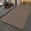 Alfombrilla de suelo para baño de lodo de diatomeas, alfombrilla para puerta de baño, secado rápido, fácil de limpiar, alfombrilla para pies, alfombra absorbente para el hogar, se puede cortar