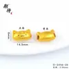 Pulseira Universal Dourada Areia Antiga de Longa Duração Corrente DIY Corrente Cauda de Tigre Ajustável com Corrente Extensora Pulseira Dourada Areia