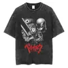 Camiseta Masculina Streetwear Preto Lavado Hip Hop Oversized