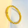 Medio Oriente Oro Tuhao Boda Damas Primero Joyería Oro Arena Vietnam Patrón Gran Muralla Pulsera Hebilla Hueca Venta al por Mayor Transfronteriza