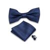 Corbata formal de negocios para hombre pañuelo de bolsillo traje banquete traje de boda accesorios lazo cuello flor fábrica mayoreo