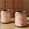 Cubo de Basura de Cuero Maillard 2025 Nuevo Hogar Sala de Estar Gran Capacidad Cubo Sanitario Dormitorio Cubo de Basura Avanzado de Lujo Ligero