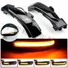 Adecuado para Peugeot 508 SW Citroen DS5 C4 espejo retrovisor luz amarilla luz de giro de agua