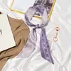 Cinta para el pelo de seda larga y estrecha, banda para el pelo, goma para el pelo de mujer, pañuelo para bolso, pañuelo para mujer, estilo coreano, goma para el pelo versátil