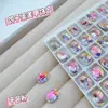 Pedras de Strass Ovais com Fundo Pontiagudo de Alta Qualidade, Pedras de Strass Famosas na Internet para Nail Art Cor de Ovo de Pombo, Decorações Multifacetadas de Cristal Brilhantes Brancas e Coloridas para Nail Art