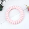 Gomas para el pelo tipo cordón de teléfono de color macarrón estilo coreano Ins para niñas, Gomas de coleta al por mayor, Colores brillantes