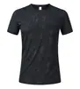2026 Europea y Americana Comercio Exterior Transfronterizo Amazon Nailon Estampado Secado Rápido Camiseta Hombres Correr Secado Rápido Ropa Deportiva Manga Corta