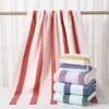 Toalla de Felpa Coralina de Comercio Exterior Toalla de Baño Piña Cuadros Borde Cortado Encaje Set Absorbente Suave Espesada Toalla de Baño de Regalo
