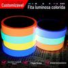 Adesivos luminosos adesivos luminosos destacam laranja com películas armazenadoras de luz adesivos de parede luminosos fita fluorescente
