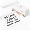 Papel térmico de secado rápido PhomemoM08F/M832/S821 para impresión de tatuajes (tamaño A4/A5/B5/Carta)
