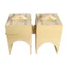 Caja de Moxibustión de Madera de Pino de Doble Rodilla, Caja de Moxibustión para Piernas, Moxibustión para Calor, Piernas Frías Viejas, Palillos de Moxa, Palillos de Moxa, Lana de Moxa, Caja de Moxibustión Universal