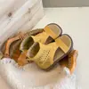 Sandalias Romanas Estilo Vacaciones para Niños 2026 Verano Nuevas de Caña Alta con Punta Abierta para Exteriores Sandalias Elegantes para Niñas Zapatos de Playa