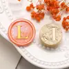 Lanzamiento de nuevo producto: Cabeza de sello de cera de 26 letras hecha de latón, tallada a mano para decorar tarjetas de felicitación, cajas de regalo y sellos