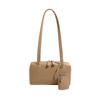 Bolso Retro de Hombro Estilo Hong Kong 2026 Primavera Nuevo Bolso para Mujer Transfronterizo Bolso de Mano Texturizado Bolso de Hombro Casual con Letras Moderno