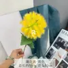 Grande Buquê de Flores Artificiais de Dente-de-leão para Exibição na Entrada da Sala de Estar, Arranjo de Flores, Casamento, Adereços de Decoração Cênica de Hotel, Flores Artificiais