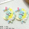 Dibujos Animados Bricolaje Accesorios de Resina Accesorios Luna Pequeña Pegatina Europea para Refrigerador Accesorios para el Cabello Funda para Teléfono Móvil Hebilla de Zapato Accesorios Colgantes Material