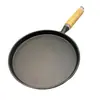 Frigideira de ferro fundido, frigideira de ferro fundido, frigideira antiaderente sem revestimento para panqueca, forma para torta individual, forma para assar, assadeira para pizza, frigideira antiaderente