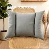 Cojín de soporte para respaldo de silla hueco, diseñado para prevenir el encorvamiento, con una correa de velcro para asegurarlo a la silla, adecuado para uso en oficina y largos períodos sentado, también ideal como cojín lumbar para sillas de estudiante.