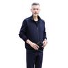 Conjunto de Roupa Esportiva para Meia-Idade e Idosos Primavera e Outono Masculino Tamanho Grande Corrida Casual Moletom Conjunto de Duas Peças para Pai Imprimível