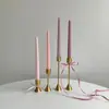 Vela Larga Cónica de Color Estilo Europeo de 25 cm Vela Creativa para Cena a la Luz de Velas Restaurante Occidental Banquete Boda Vela de Palo