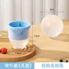Molde Grande de Bolas de Hielo de Grado Alimenticio Herramienta para Hacer Hielo para Whisky, Esfera de Cubo de Hielo para Uso Doméstico, Charola Redonda Grande de Silicona para Hielo