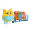 Piano de Batida Manual Mini Desenho Animado para Bebês Instrumento de Percussão Plástico Infantil Brinquedos Musicais para Bebês Educação Musical Precoce Brinquedos de Presente