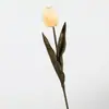 Tulipanes Artificiales de Gama Alta Flores Falsas Tulipanes de Huevo de Tallo Largo de Otoño Mesa de Comedor Decoración de Boda Adornos de Ramo Venta al por Mayor para Exportación