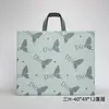Bolso de mano textil con estampado a color, bolso de mano multifuncional para estudiantes escolares, instituciones de formación, publicidad y fines culturales y creativos