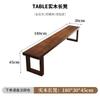 Mesa de Comedor Escandinava de Platino Australiano Mesa de Comedor Rectangular para Apartamento Pequeño Mesa de Comedor de Madera Maciza Mobien y Combinación de Sillas Hecho a Medida