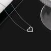 Internet Celebridade Titânio Aço Popular Colar Ins TikTok Explosões Pérola Micro-incrustada Geometric Fishtail Butterfly Heart Clavicle Chain