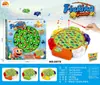 Tablero de pesca magnético giratorio eléctrico para niños de comercio exterior, juguete de pesca musical multifuncional para educación temprana para niños y niñas, venta al por mayor