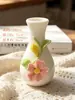 Flores de Cerâmica Jingdezhen Alta Temperatura Feitas à Mão Flores de Simulação Flores Preservadas Ornamentos Decorativos Vasos Buquês Presentes de Dia das Mães