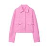 Otoño e Invierno 2025 Nueva Chaqueta Corta de Lana de Moda Callejera Europea y Americana para Mujer W04 17053