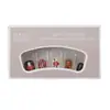 Pegatinas de Uñas de Seguridad para Año Nuevo de Niña de Dibujos Animados Lindas Cortas, Parches de Uñas Removibles