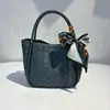 Nuevo Estilo Otoño Bolso Tejido Hecho a Mano Bolso de Mano Versátil de Cuero Genuino Bolso de Cuero Genuino para Mujer de Comercio Exterior Bolso de Hombro Único Cruzado para Mujer