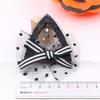 Halloween hecho a mano diy accesorios para el cabello calabaza murciélago horquilla para niños material horneado complemento semiacabado accesorios para tocado
