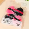 Venta Caliente de Comercio Exterior Set de Cuatro Piezas de Esponjas de Terciopelo con Cinta Doble para Zongzi, Base Cushion No Absorbente de Polvo, Polvera Compacta Fijadora, Esponja de Maquillaje