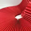 Decoración de Año Nuevo Práctica Origami de Onda Corrugada Rojo Decoración de Pared de Fondo para Banquete de Compromiso Papel Crepé de Boda