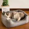 Nido para Mascotas, Nido para Gatos, Cálido de Invierno Grande, Mediano y Pequeño Nido para Perros, Alfombrilla Universal para Mascotas Montada en Coche de Cuatro Estaciones, Nido para Mascotas