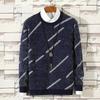 Suéter holgado de cachemira de imitación de visón de moda de estilo coreano para otoño e invierno, suéter estilo Hong Kong para hombre, suéter estilo perezoso