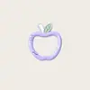Cierre de Resorte en Forma de Manzana de Colores Pintado Anillo Abierto Redondo Llavero Accesorios DIY y Anillo de Conexión de Aleación Colgante para Bolso