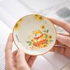 Posavasos Redondo Liso de Cerámica de Fábrica Aislamiento Térmico Posavasos para Té Ceremonia del Té Posavasos para Té Accesorios para Juego de Té
