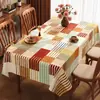 Mantel Rectangular Estilo Americano 2026 Modelo Nuevo Impermeable Resistente al Aceite Lavable Mantel para Mesa de Comedor que Mejora la Atmósfera Lujo Ligero Mantel de Gama Alta